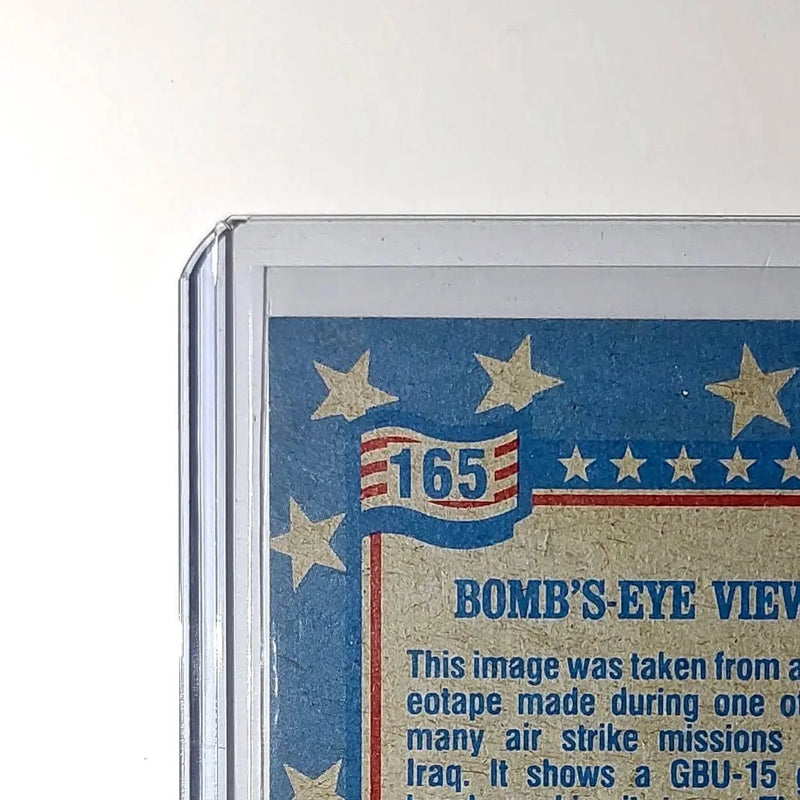 Bomb’s-Eye View 1991 Topps Desert Storm #165 Card