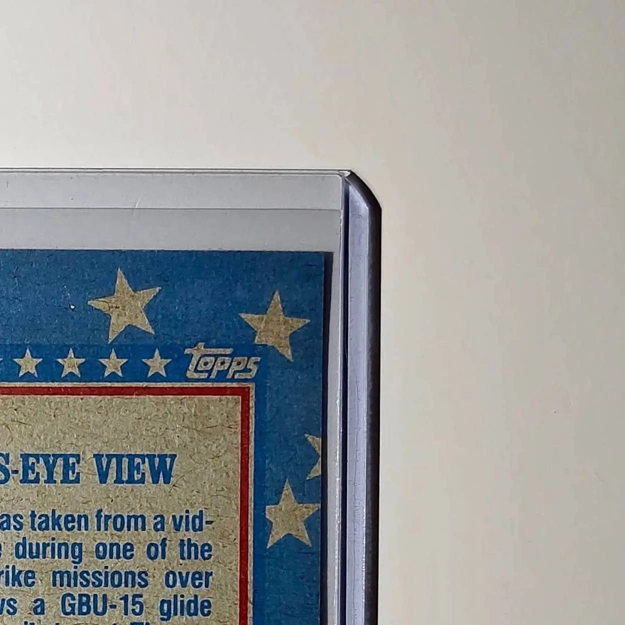 Bomb’s-Eye View 1991 Topps Desert Storm #165 Card - Non-Sports Card Single