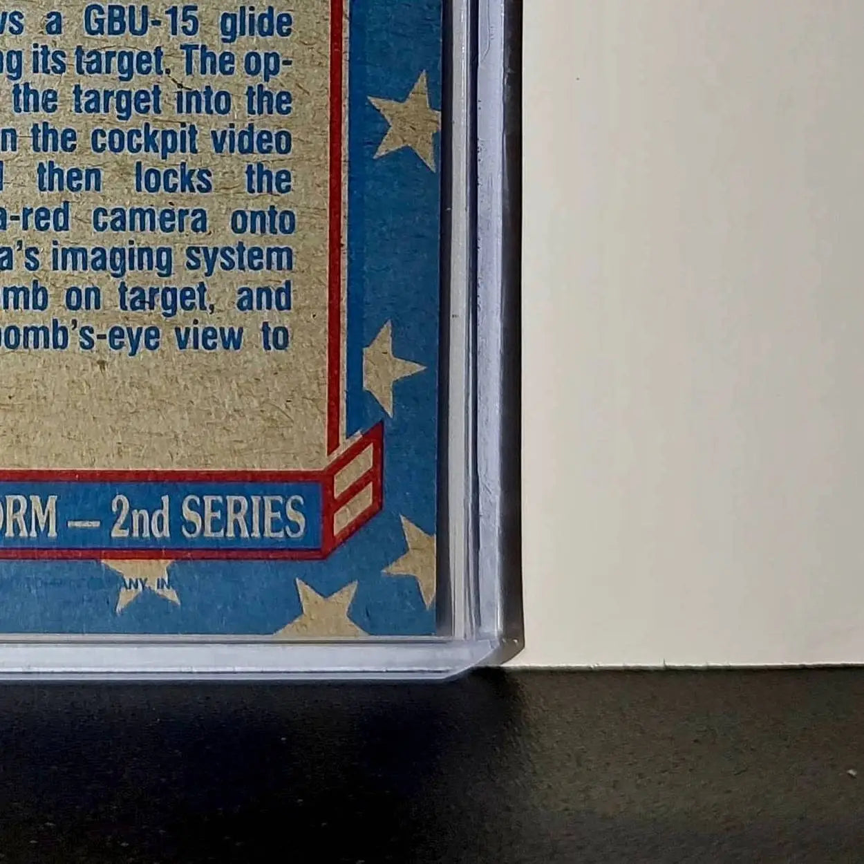 Bomb’s-Eye View 1991 Topps Desert Storm #165 Card - Non-Sports Card Single
