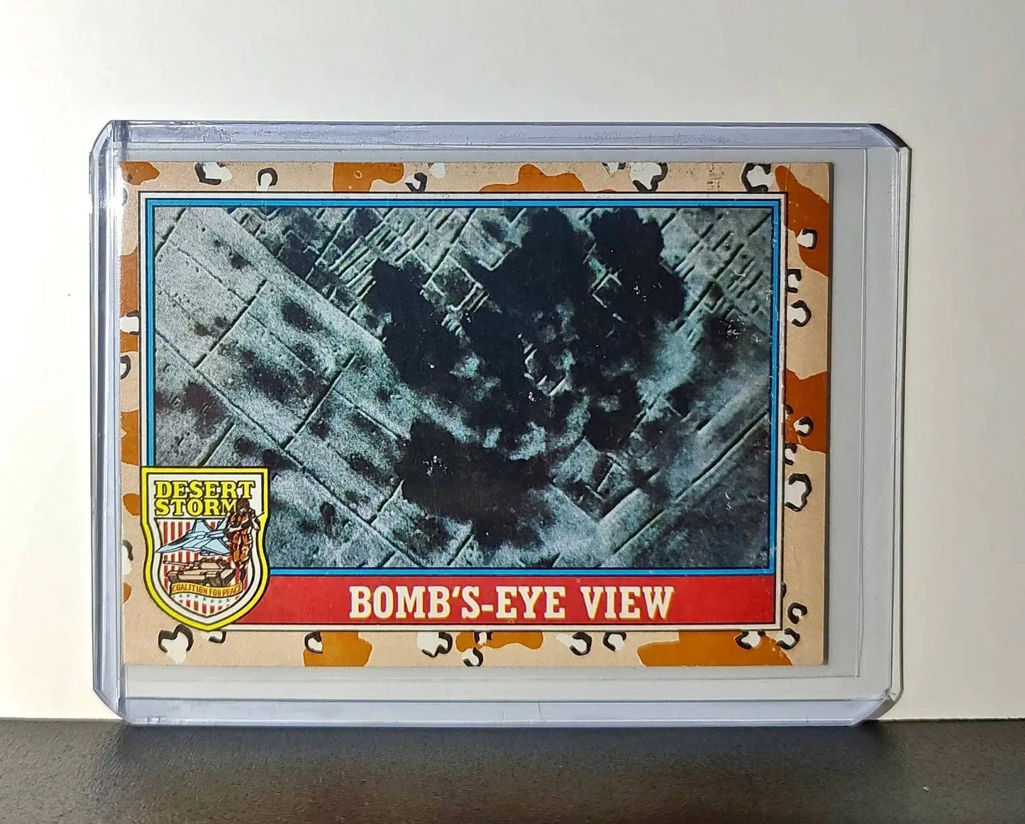 Bomb’s-Eye View 1991 Topps Desert Storm #165 Card - Non-Sports Card Single