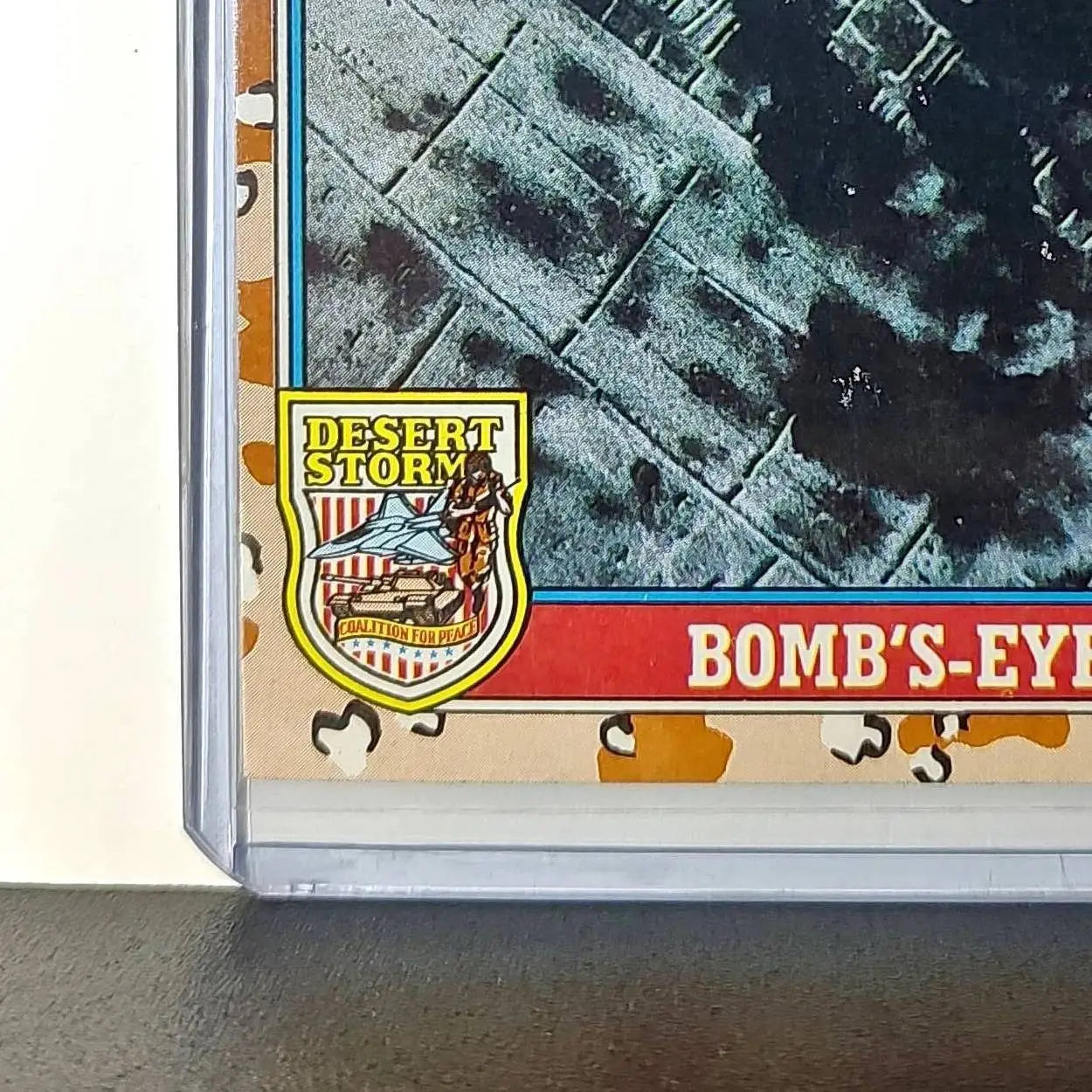Bomb’s-Eye View 1991 Topps Desert Storm #165 Card - Non-Sports Card Single