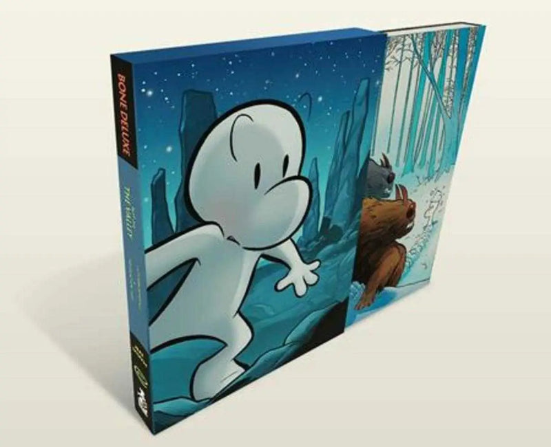 Bone Deluxe graphic novel from Bone Deluxe Edition, cartoon books slipcase set