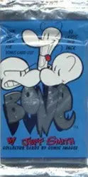 Factory sealed trading pack of Bone Comic Series 1 trading cards showcasing popular Bone characters
