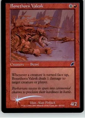 Bonethorn Valesk - Scourge - 82 - Foil NM Magic: The Gathering - Magic Card Single