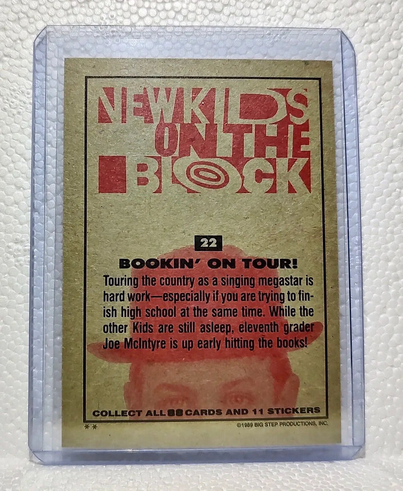 Bookin’ on Tour! 1989 New Kids on the Block #22 Trading Card