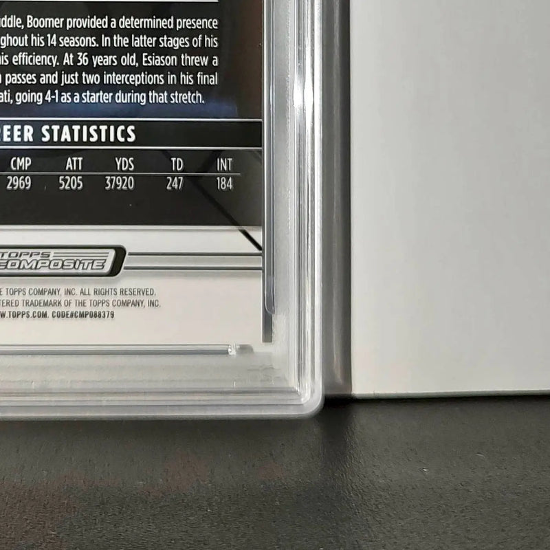 Boomer Esiason 2023 Topps Finest 084/199 #167 Blue Refractor PSA 10 Gem Mint