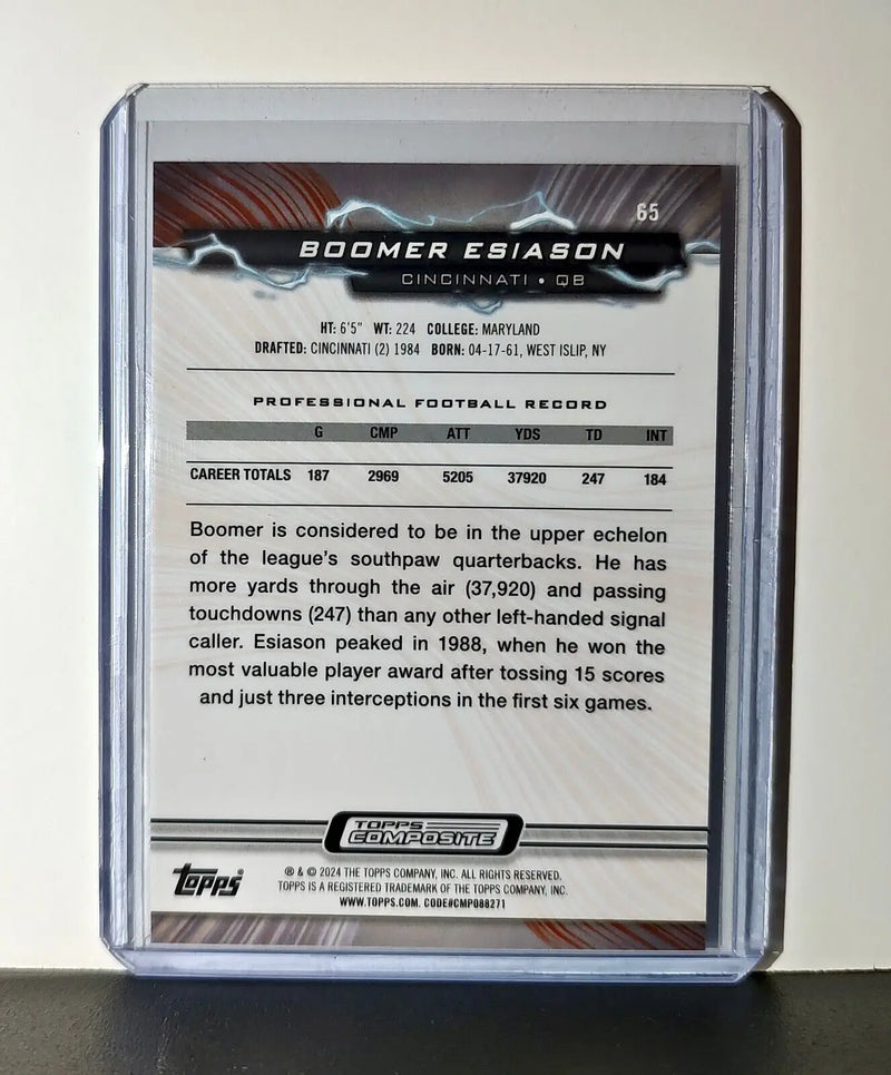 Boomer Esiason 2023 Topps Resurgence NFL #65 Card Cincinnati Bengals