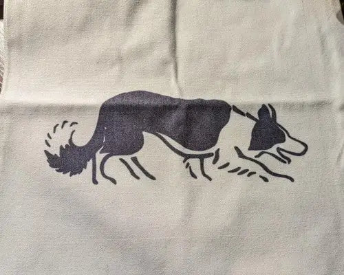 Border Collie Canvas Tote - Apparel