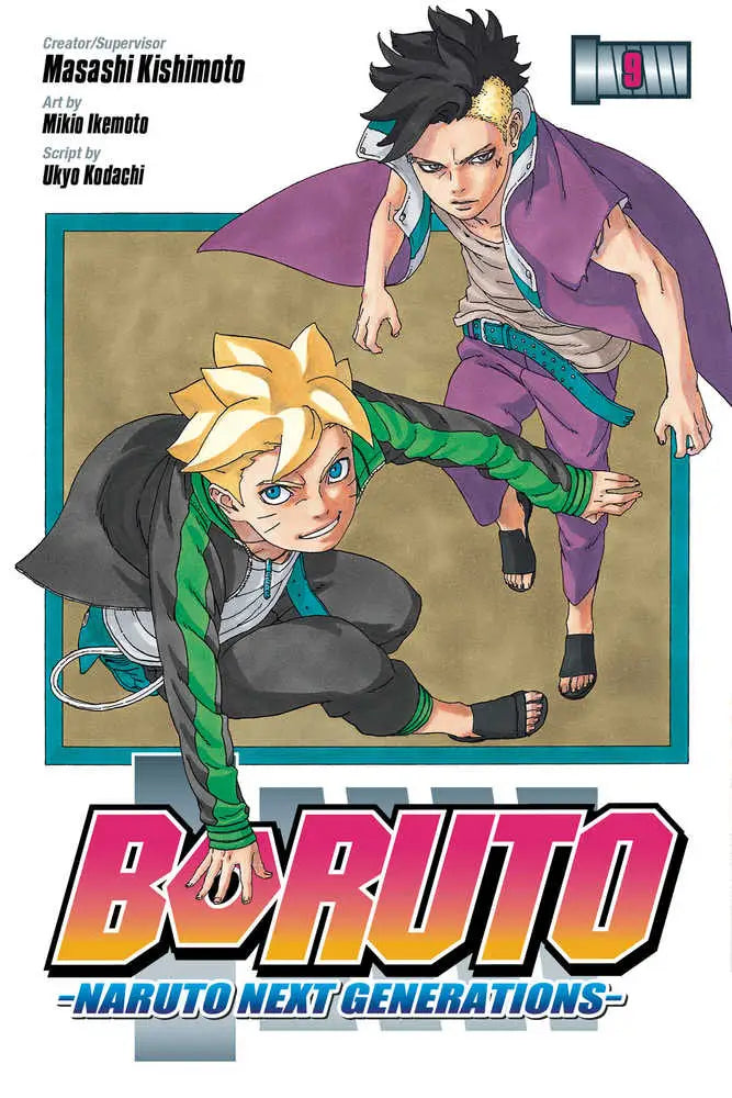 Boruto manga cover art on Boruto Graphic Novel Volume 09 Naruto Next Generations