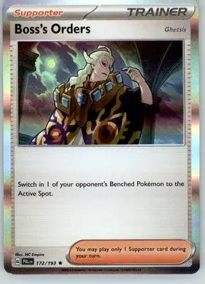 Boss’s Orders - SV02: Paldea Evolved - NM - 172/193 - Pokémon Card Single