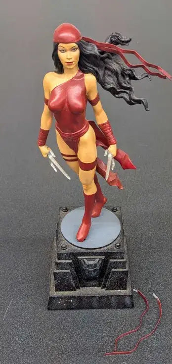Bowen Designs 14’’ Painted Statue - Marvel Elektra: Artist’s Proof (Used) - Action Figure & Toy