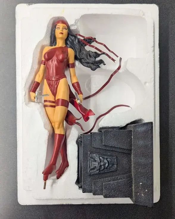 Bowen Designs 14’’ Painted Statue - Marvel Elektra: Artist’s Proof (Used) - Action Figure & Toy