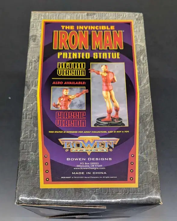 Bowen Designs Painted Statue - Marvel Iron Man Retro Version: Artist’s Proof (Used) - Action Figure & Toy