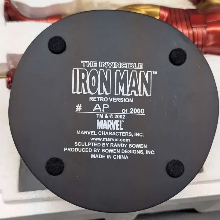 Bowen Designs Painted Statue - Marvel Iron Man Retro Version: Artist’s Proof (Used) - Action Figure & Toy