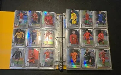 Bowman 1st Chrome Soccer Cards Lot 300+ Style Binder Double Sided Pages - Soccer Card Single