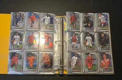 Bowman 1st Chrome Soccer Cards Lot 300+ Style Binder Double Sided Pages - Soccer Card Single