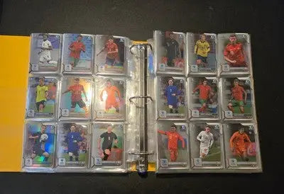 Bowman 1st Chrome Soccer Cards Lot 300+ Style Binder Double Sided Pages - Soccer Card Single