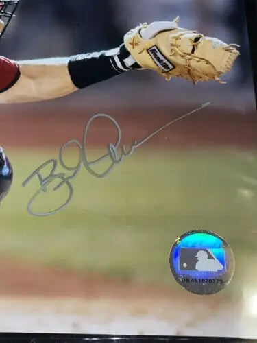 Autographed Brad Ausmus Houston Astros 8x10 photo for baseball trading cards collectors