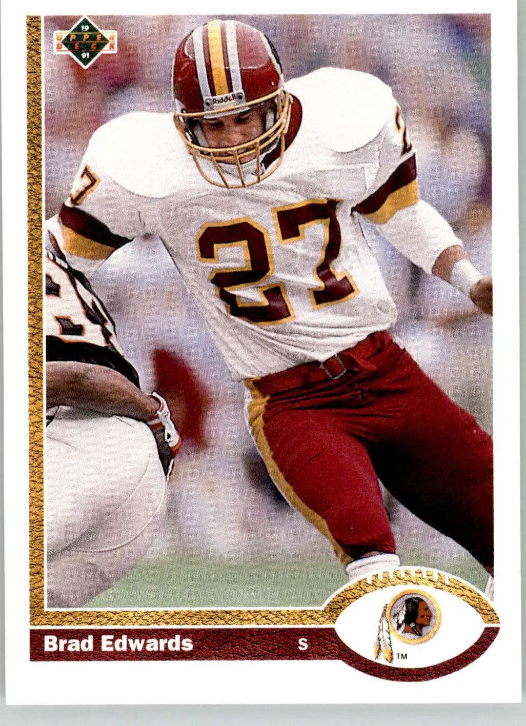 Brad Edwards - 1991 Upper Deck - #684 - RC Football