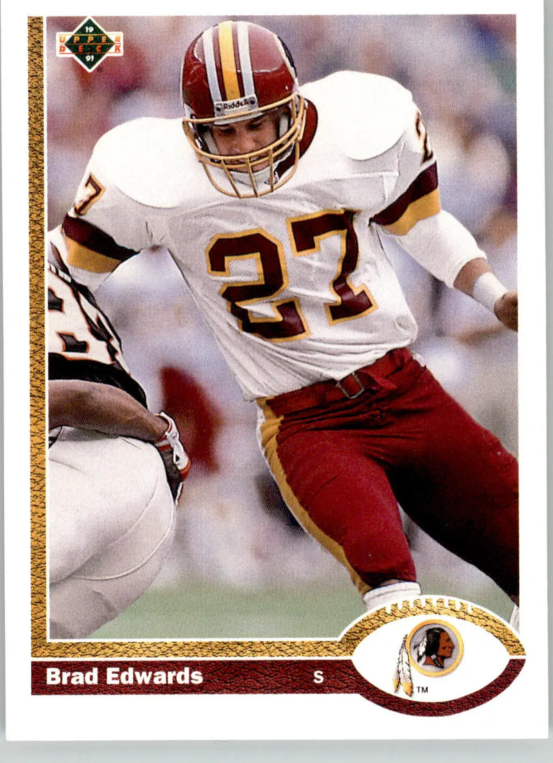 Brad Edwards - 1991 Upper Deck - #684 - RC Football