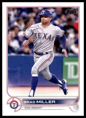 Brad Miller 2022 Topps Update #US91 Texas Rangers
