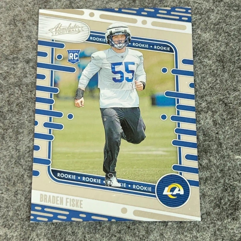 Braden Fiske Rookie Los Angeles Rams 2024 Football Card You Pick Choose Set - Football Card Single