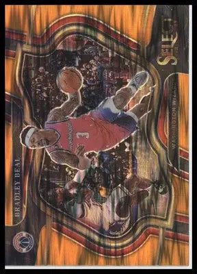 Bradley Beal 2022-23 Panini Select Orange Flash Prizms #262 Washington Wizards - Basketball Card Single