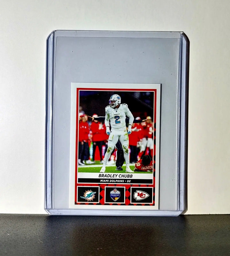 Bradley Chubb 2024 Panini NFL Sticker #14 Frankfurt Games Miami Dolphins - Football Card Single