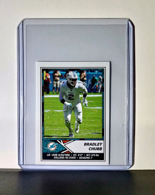 Bradley Chubb 2024 Panini NFL Sticker #67 Miami Dolphins - Football Card Single