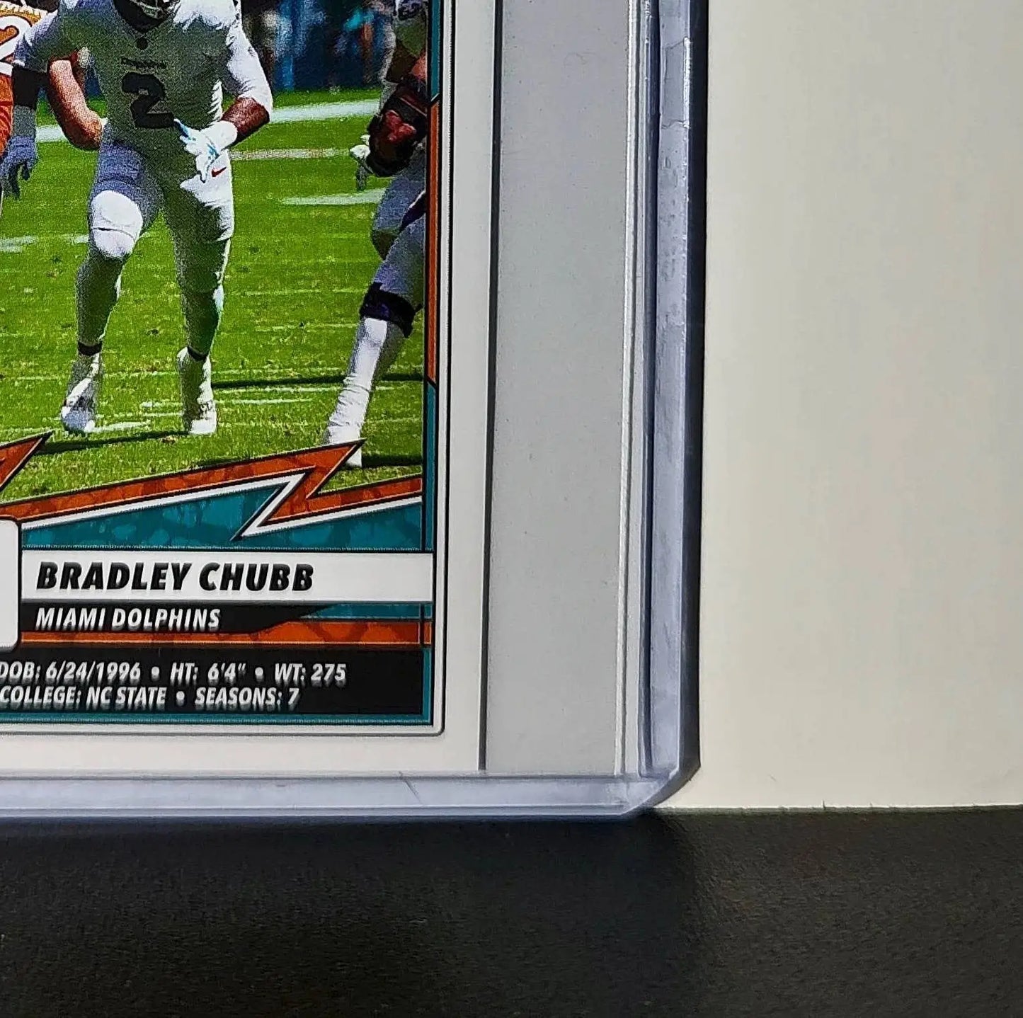 Bradley Chubb 2025 Panini NFL #64 Sticker Miami Dolphins