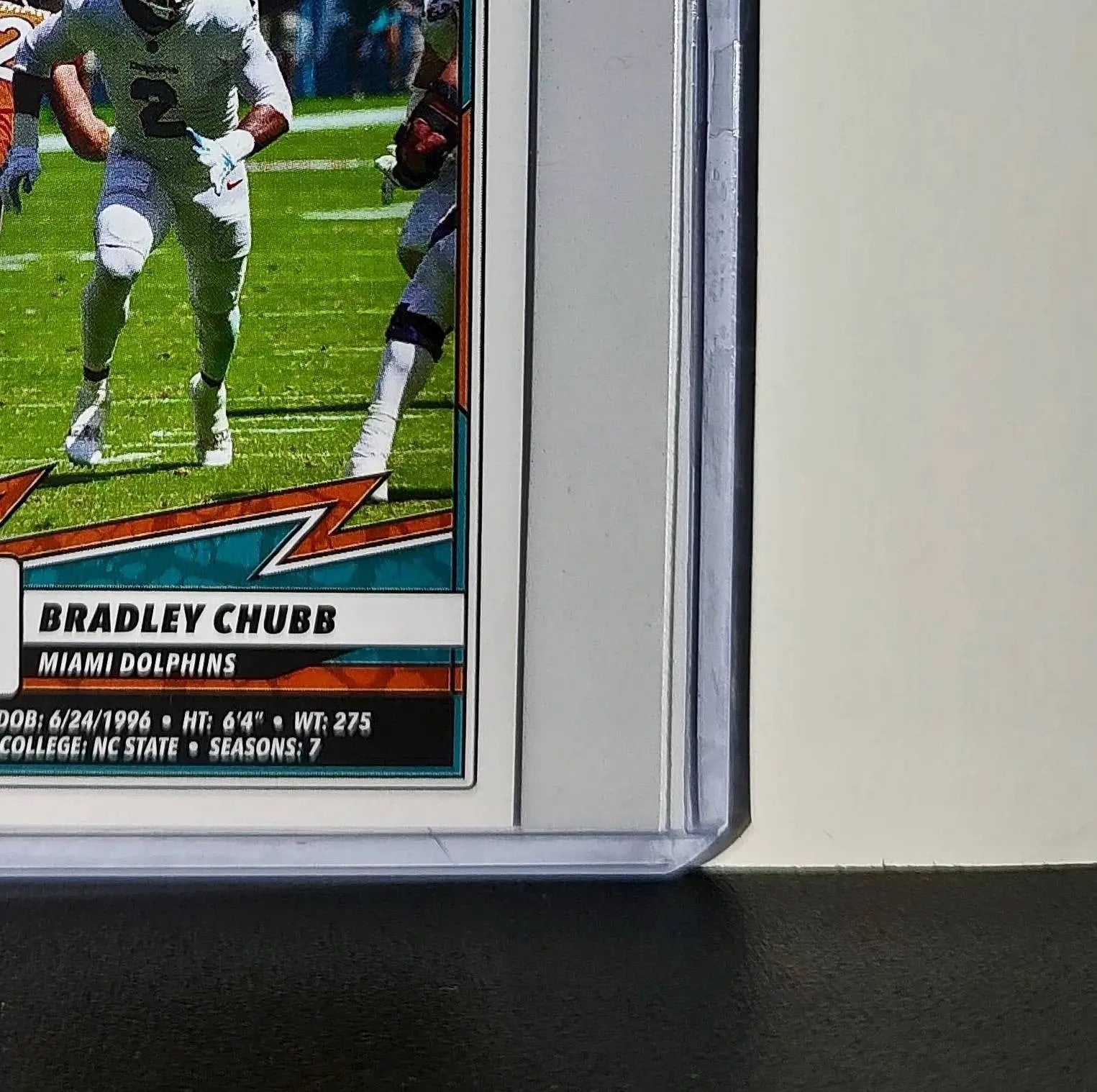 Bradley Chubb 2025 Panini NFL #64 Sticker Miami Dolphins