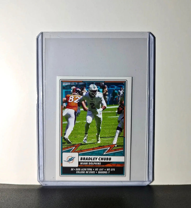 Bradley Chubb 2025 Panini NFL #64 Sticker Miami Dolphins