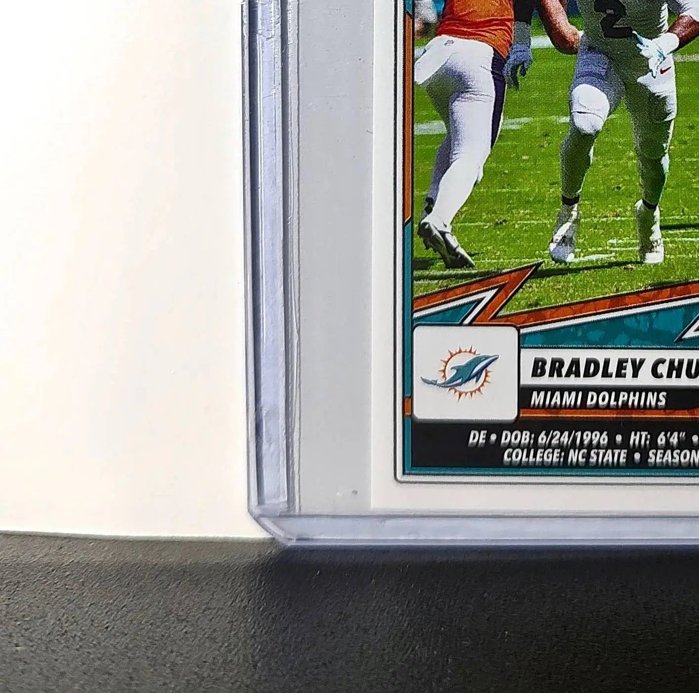 Bradley Chubb 2025 Panini NFL #64 Sticker Miami Dolphins