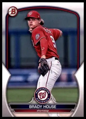 Brady House 2023 Bowman Prospects #BP-68 Washington Nationals - Baseball Card Single