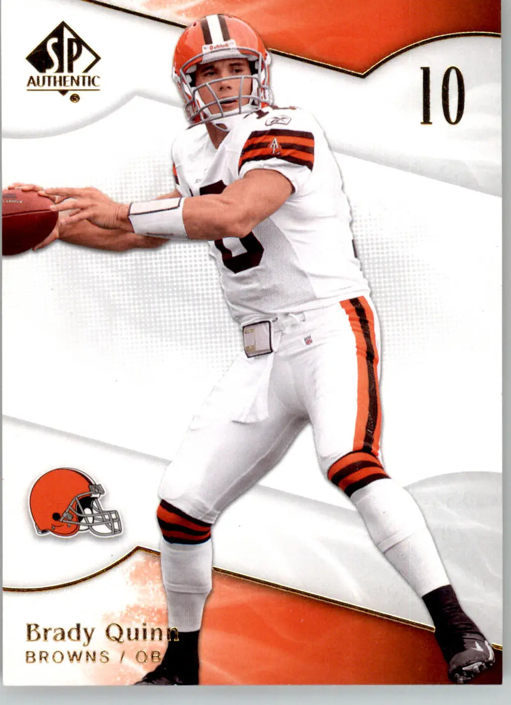 Brady Quinn - 2009 SP Authentic - #71 - Football - Football Card Single