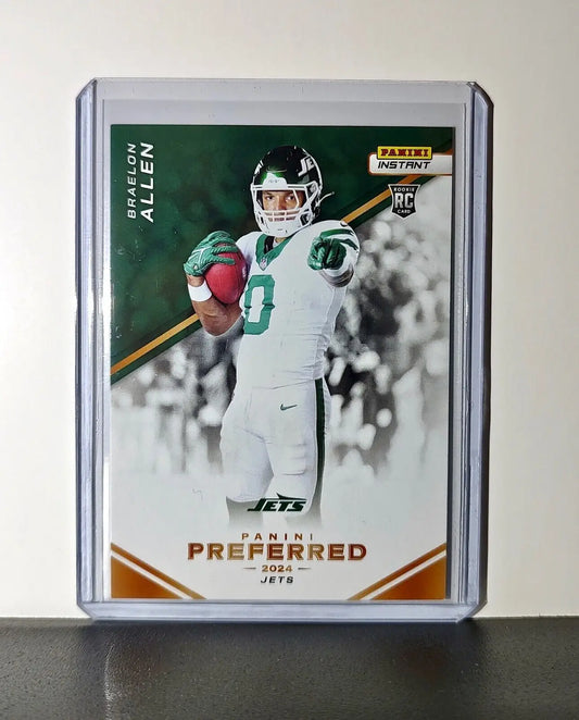 Braelon Allen 2024 Panini Preferred NFL #4 Rookie Football Card NY Jets 1/335 - Football Card Single