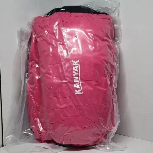Pink Kanyak Cloud Sleeping Bag in clear plastic packaging for sale