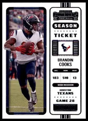 Brandin Cooks 2022 Panini Contenders #38 Houston Texans