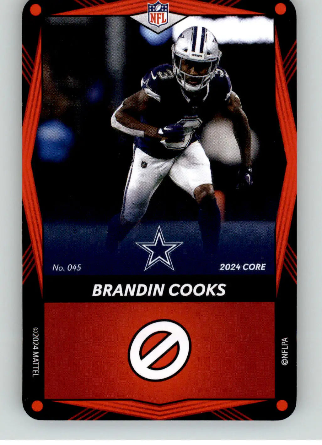 Brandin Cooks - 2024 UNO Elite Core Edition - Red - #045 - Football - Football Card Single