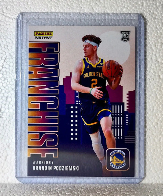 Brandin Podziemski 2023-24 NBA 5 Franchise Basketball Card Warriors 1/485 - Basketball Card Single