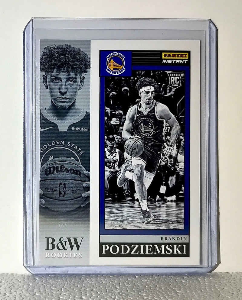 Brandin Podziemski 2023-24 Panini NBA #9 Black and White Rookies Card 1/326