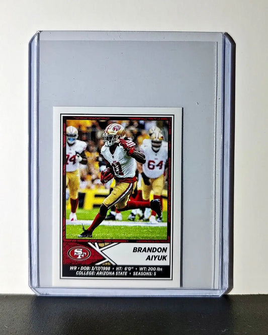 Brandon Aiyuk 2024 Panini NFL Sticker #526 San Francisco 49ers - Football Card Single