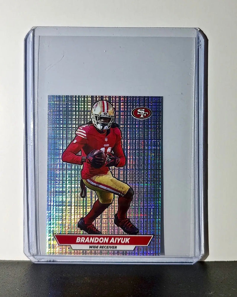 Brandon Aiyuk 2024 Panini NFL Sticker #532 Foil San Francisco 49ers - Football Card Single