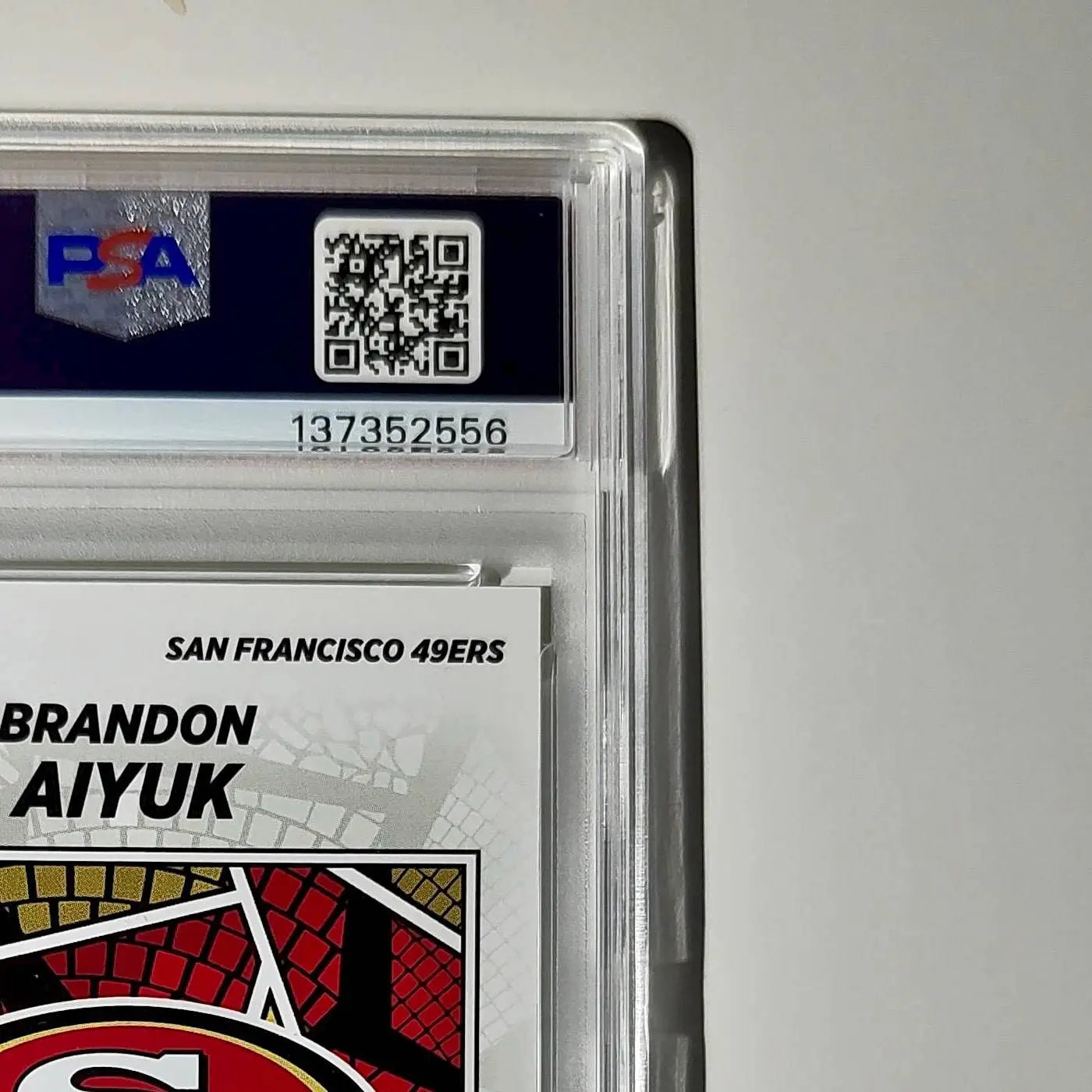 Brandon Aiyuk 2024 Panini Sticker Collection 006/010 #34 Gold Foil PSA 9 Mint - Football Card Single