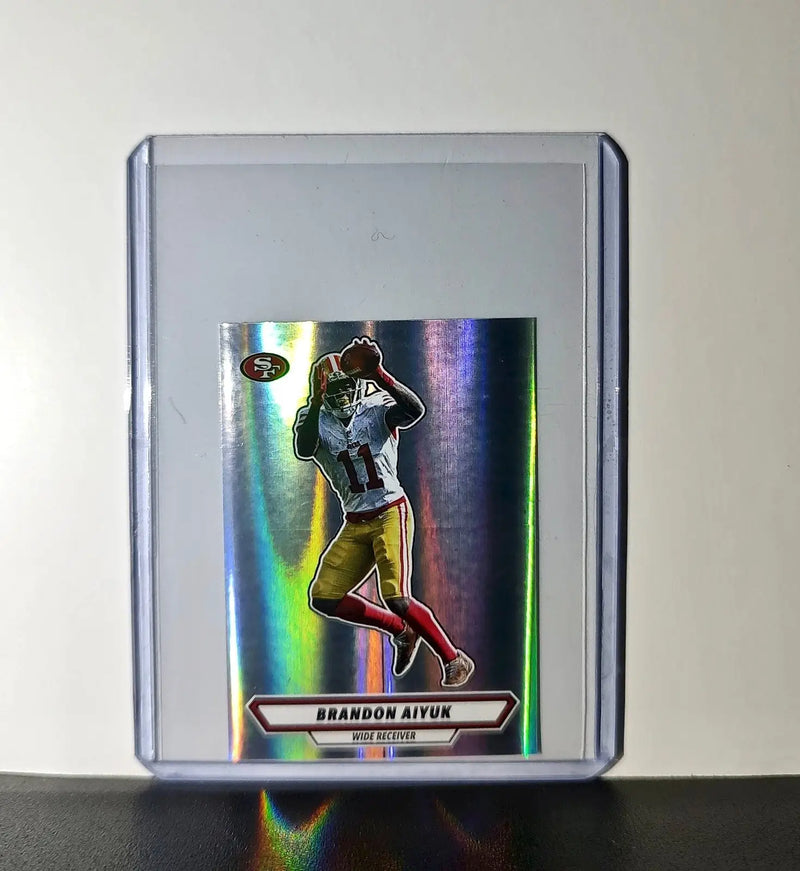 Brandon Aiyuk 2025 Panini NFL #519 Foil Sticker 49ers