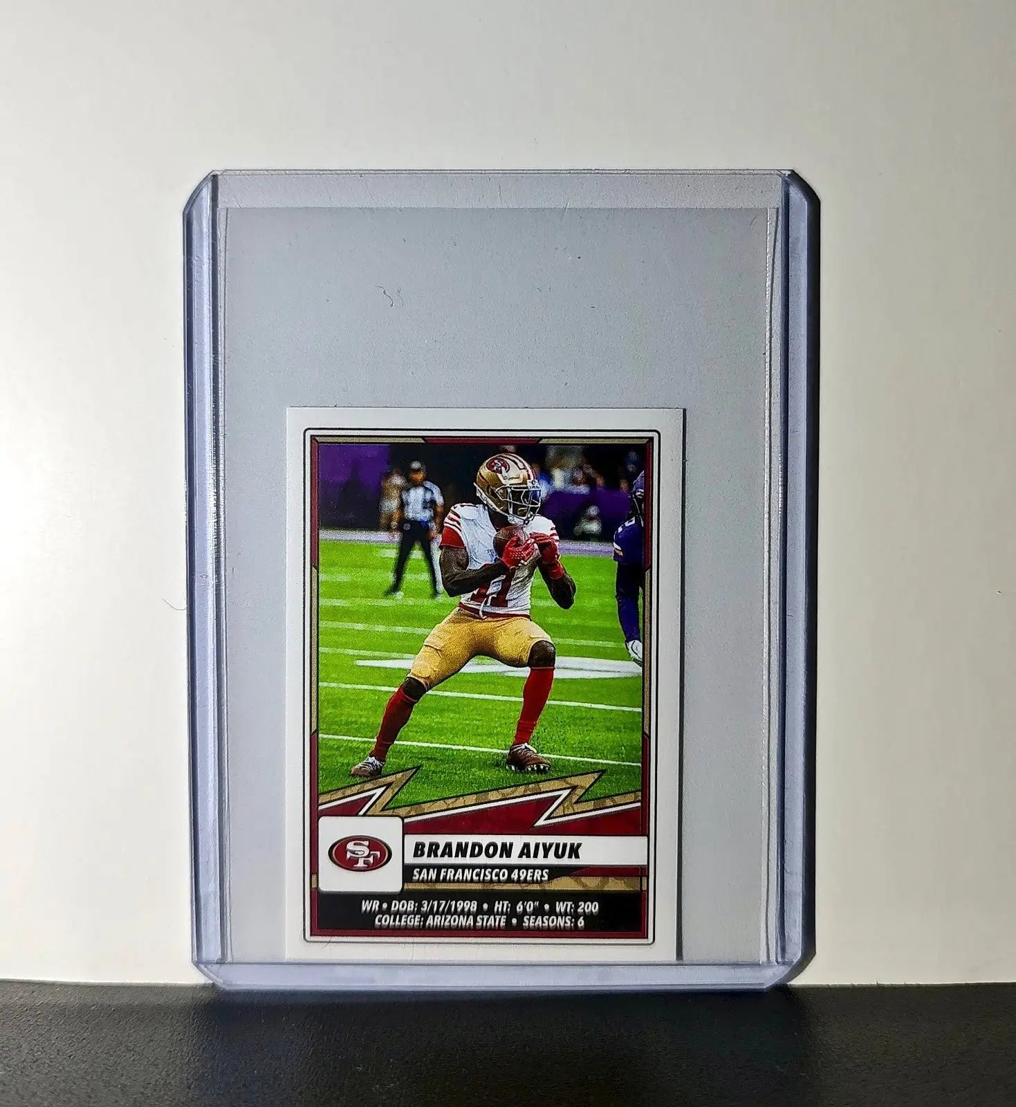 Brandon Aiyuk 2025 Panini NFL #522 Sticker San Francisco 49ers - Football Card Single
