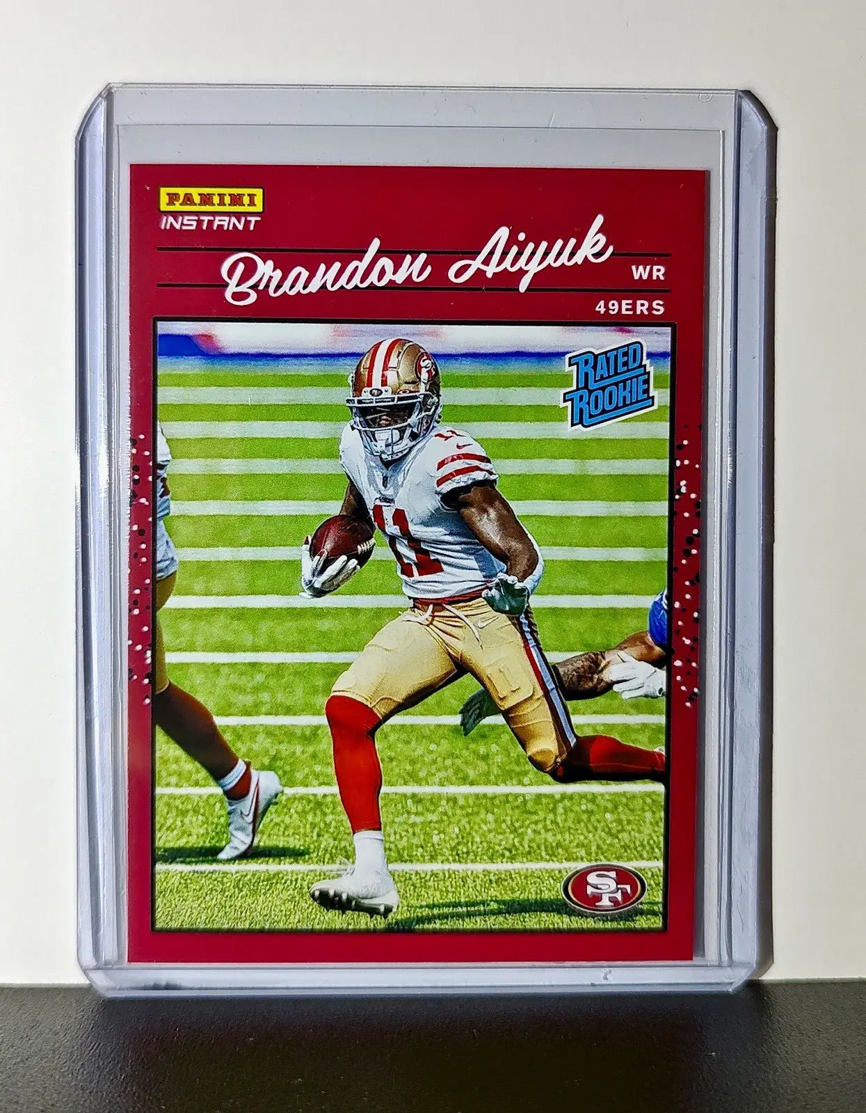 Brandon Aiyuk Rookie 2020 Panini NFL #11 Rated Rookie Card San Francisco 49ers