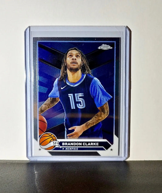 Brandon Clarke 2023-24 Topps Chrome NBA #142 Card Memphis Grizzlies - Basketball Card Single