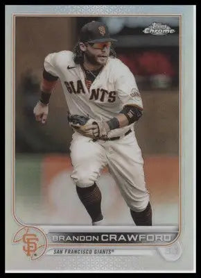 Brandon Crawford 2022 Topps Chrome #115 San Francisco Giants - Baseball Card Single