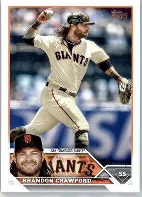 Brandon Crawford - 2023 Topps - #66 - Baseball - Baseball Card Single